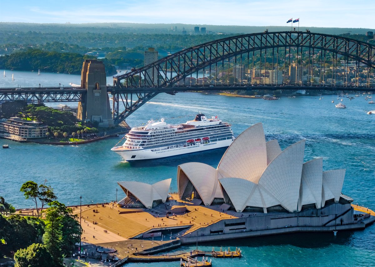 Viking ocean voyage ship Sydney, Australia