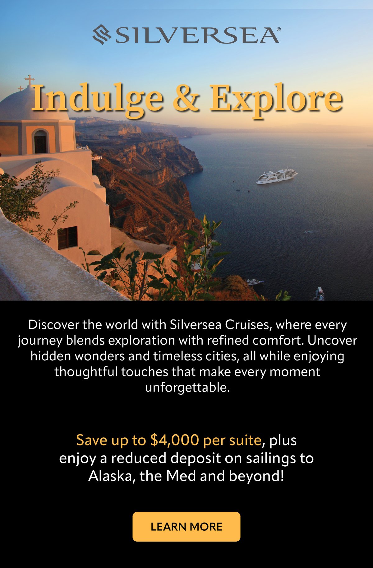 Indulge & Explore with Silversea